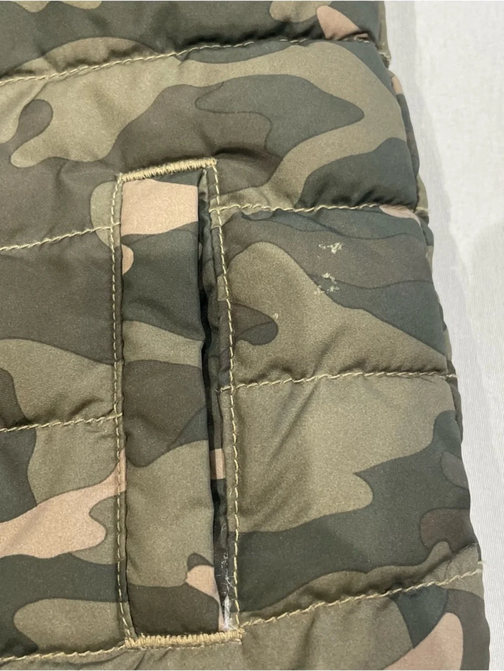 Gymboree Kids Camo Puffer Vest Green Camouflage Full Zip‎ Fleece Lined 2T-3T